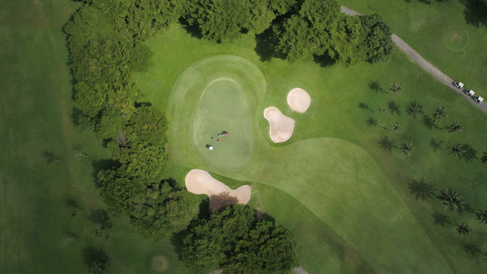 Aerial View, Green, Pattana Golf Resort , Pattaya, Thailand
