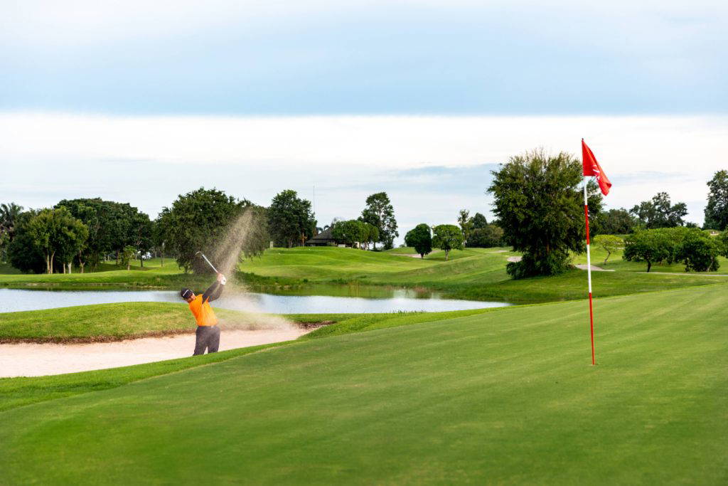 Green, Bunker, Pattana Golf Resort , Pattaya, Thailand