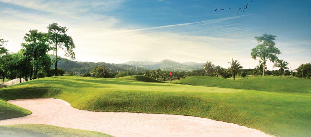 Green, Bunker, Pattana Golf Resort , Pattaya, Thailand