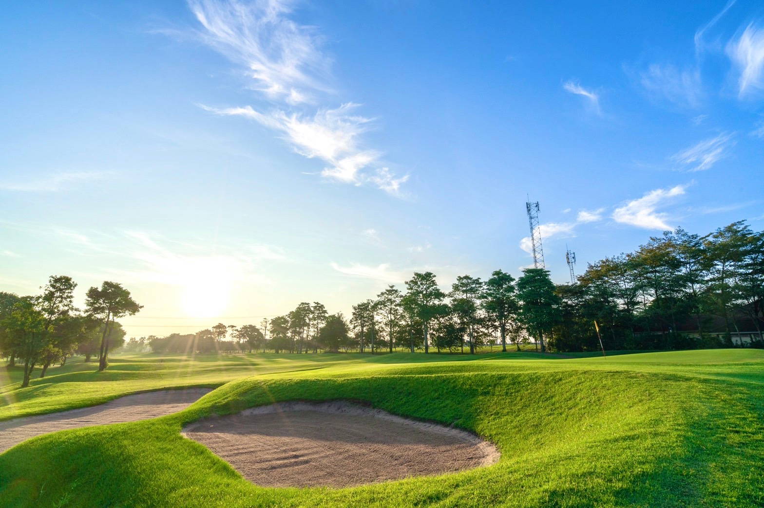 Greenside Bunker, Pattana Golf Resort , Pattaya, Thailand