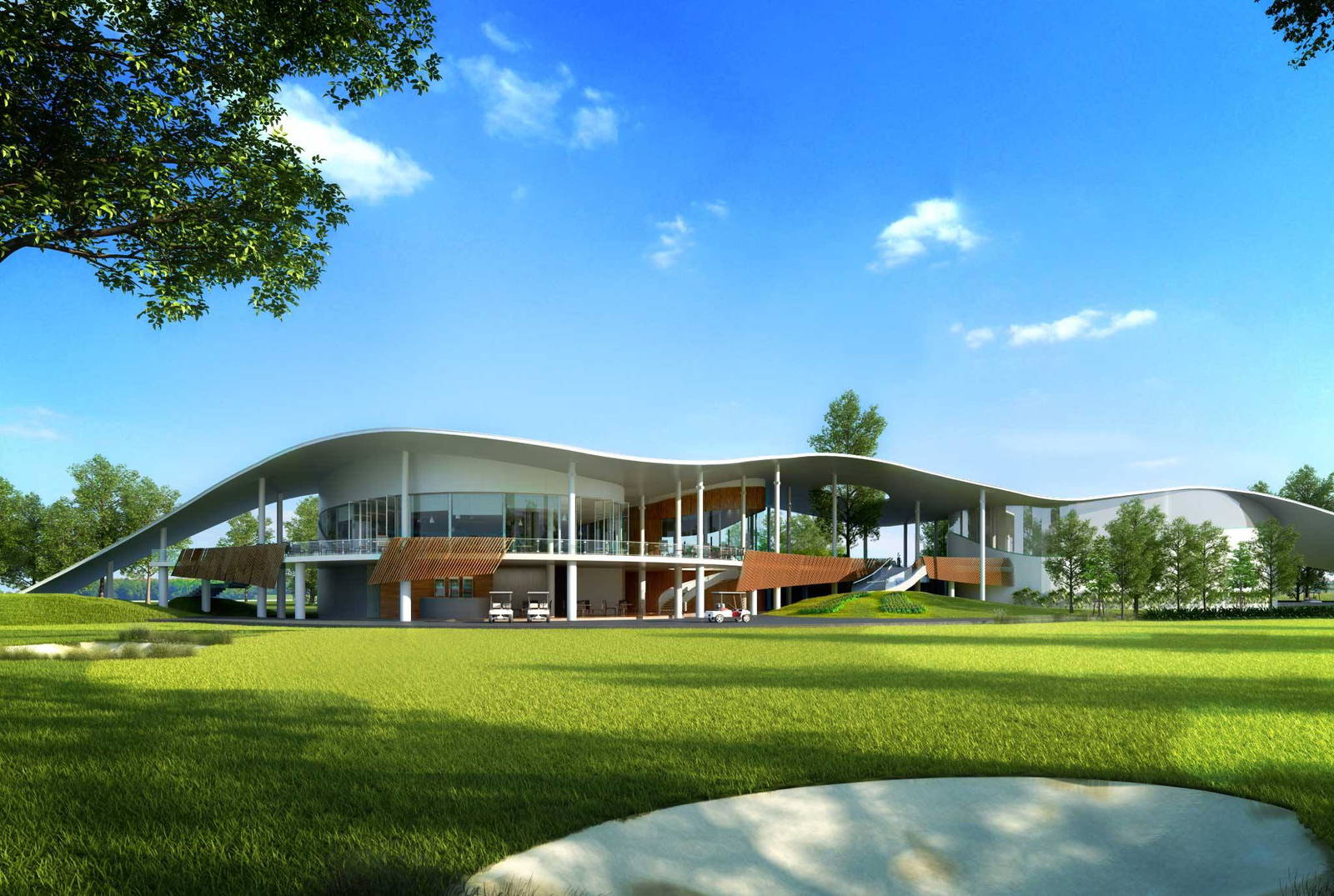Clubhouse, Pattaya Country Club Golf Resort, Pattaya, Thailand