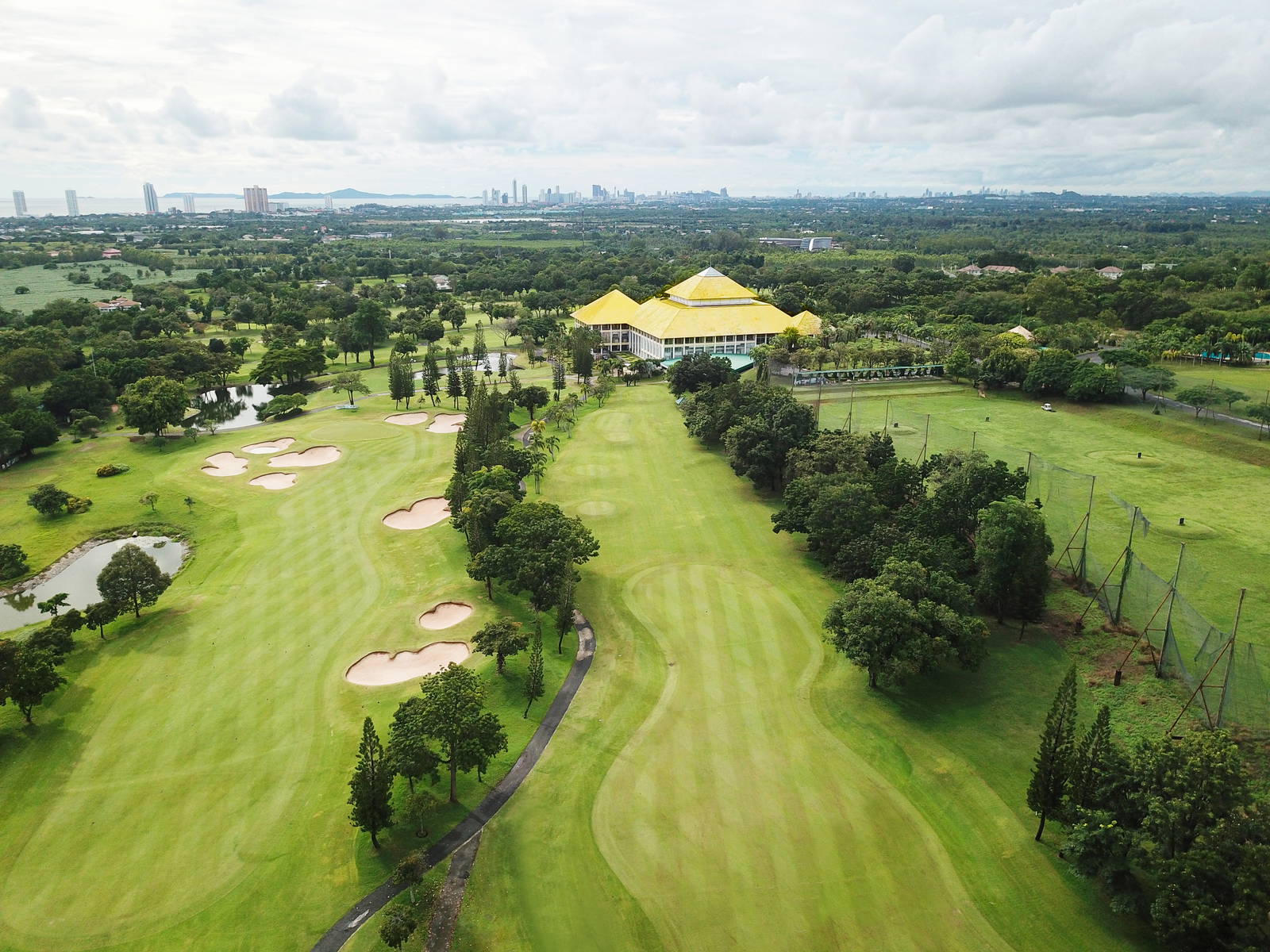 Aerial View, Phoenix Gold Golf & Country Club, Pattaya, Thailand