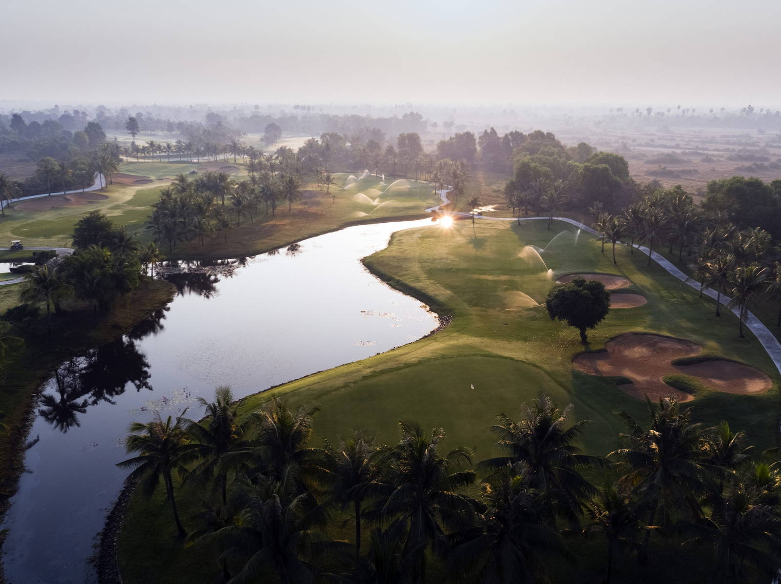 Aerial View, Phokeethra Country Club, Siem Reap, Cambodia