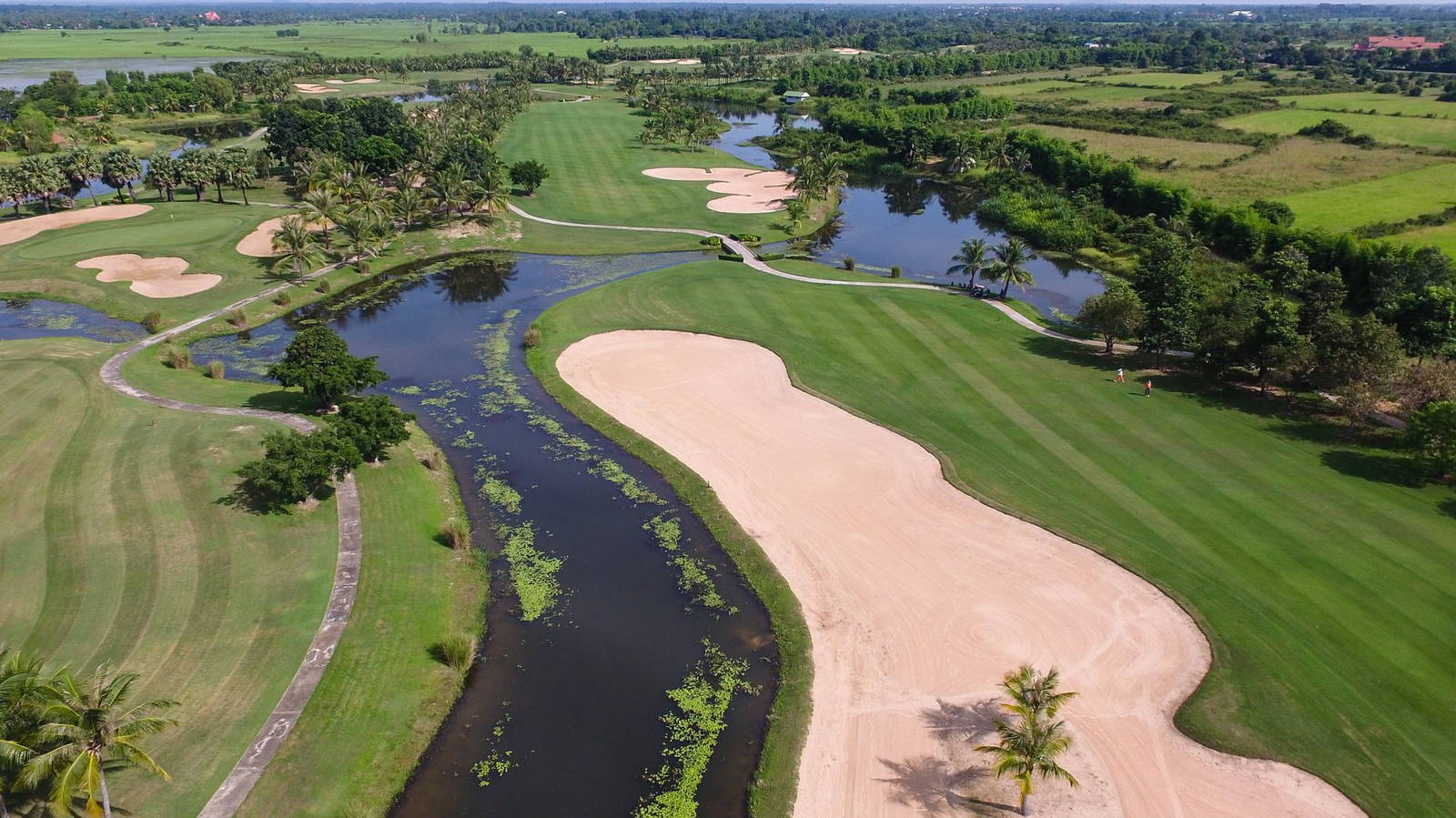 Fairway Bunker, Phokeethra Country Club, Siem Reap, Cambodia