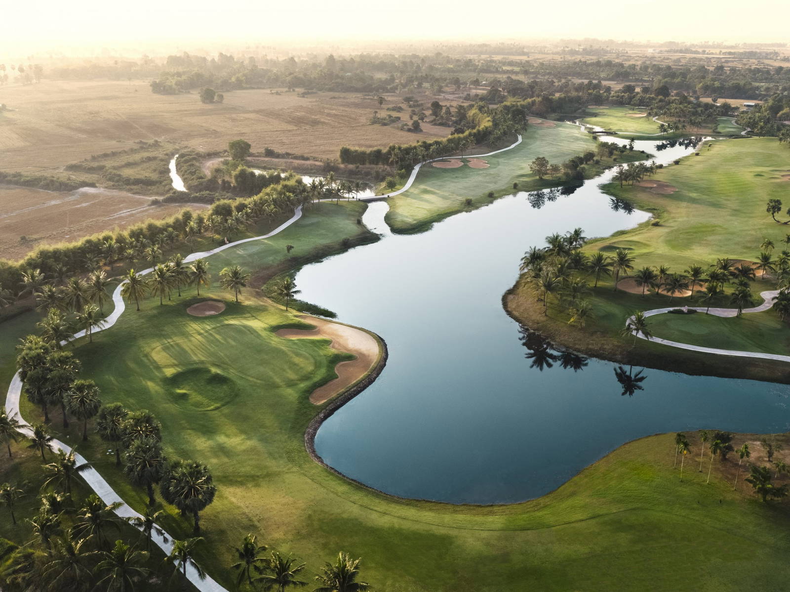 Aerial View, Phokeethra Country Club, Siem Reap, Cambodia