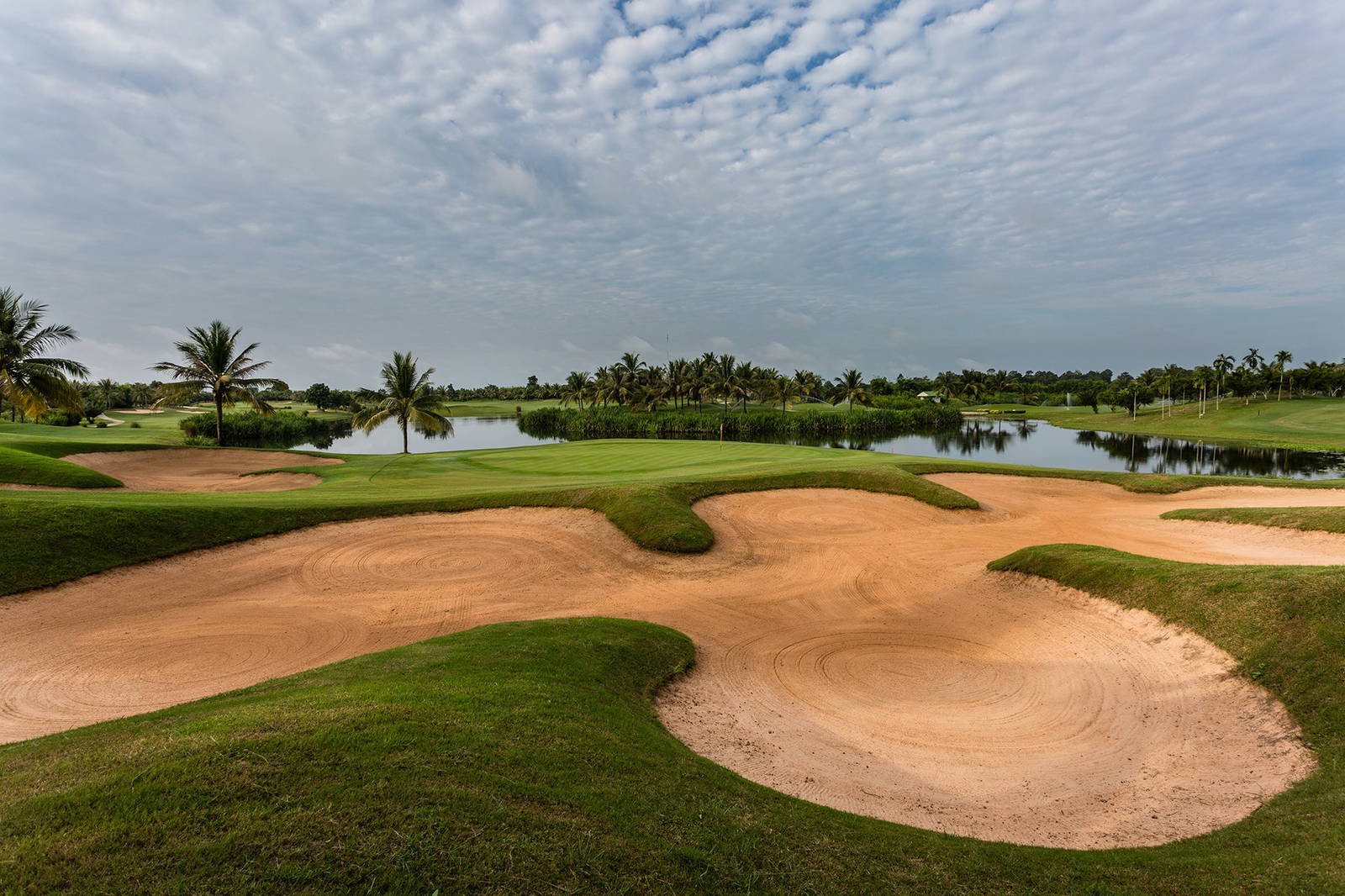 Green, Bunker, Phokeethra Country Club, Siem Reap, Cambodia