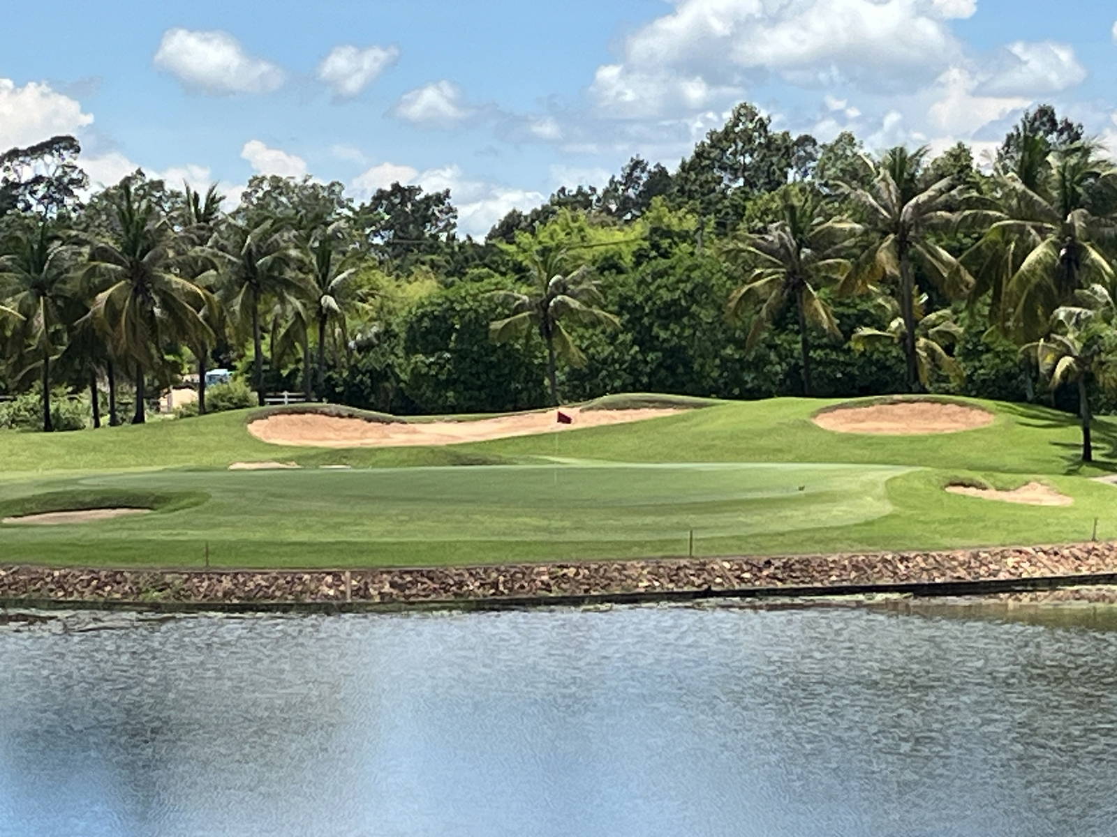 Island Green, Phokeethra Country Club, Siem Reap, Cambodia