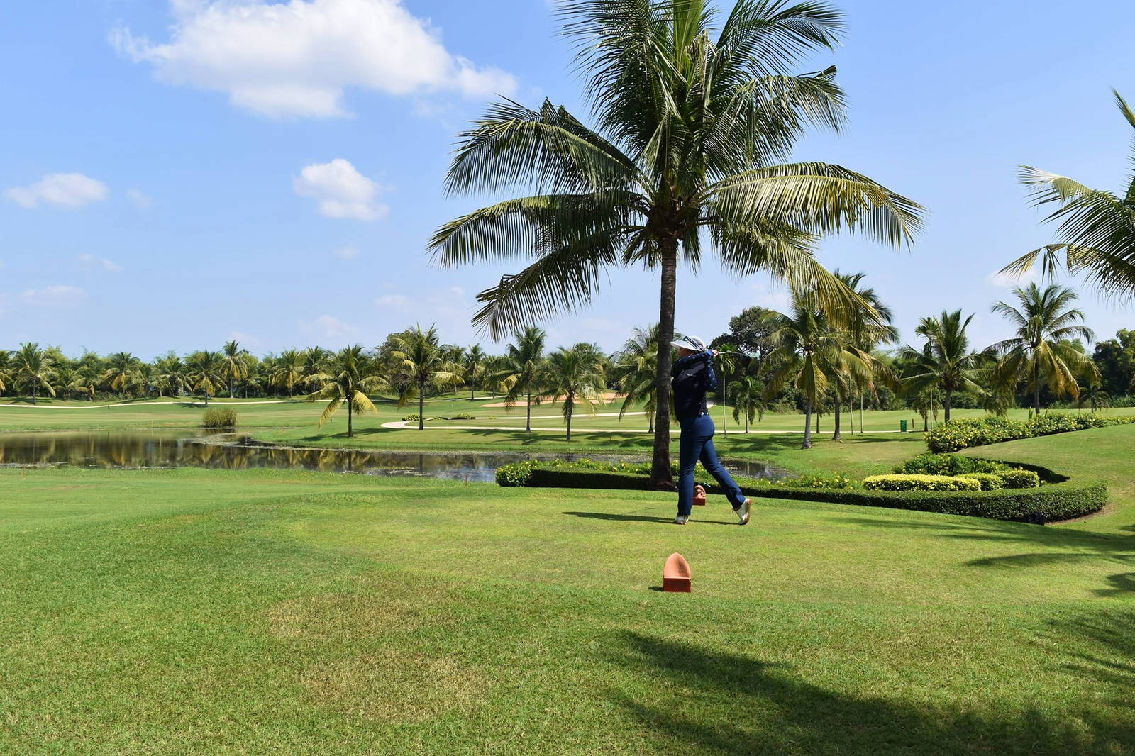 Tee Box, Phokeethra Country Club, Siem Reap, Cambodia