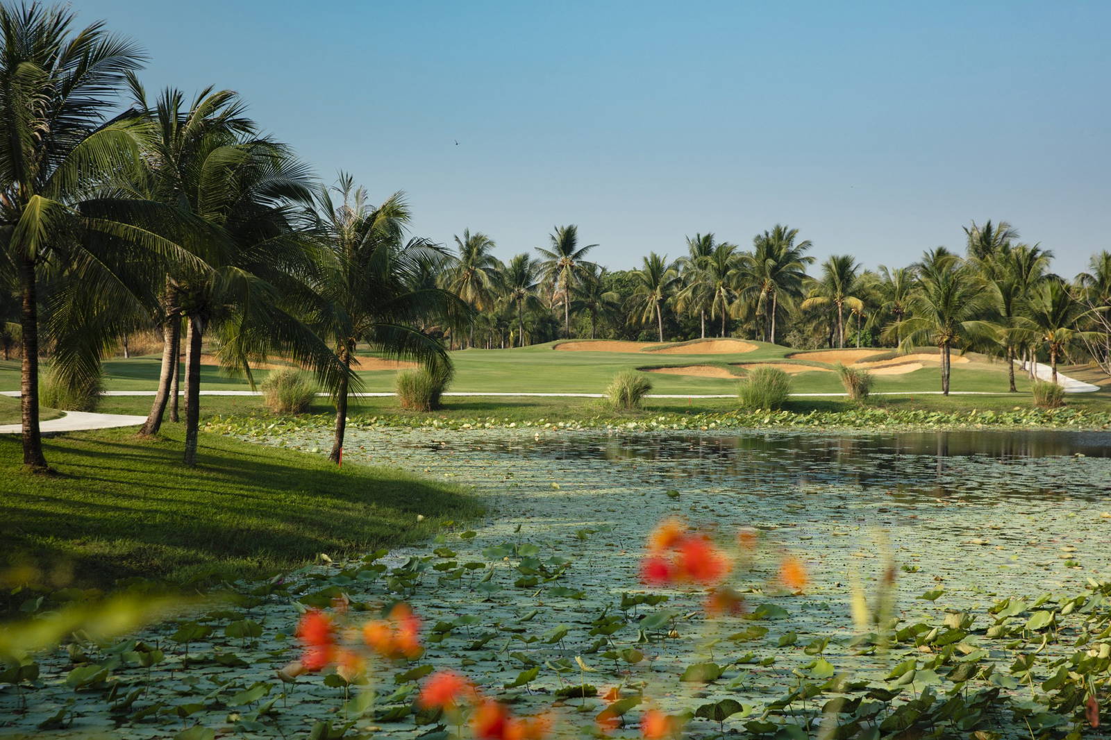 Water Hazard, Phokeethra Country Club, Siem Reap, Cambodia