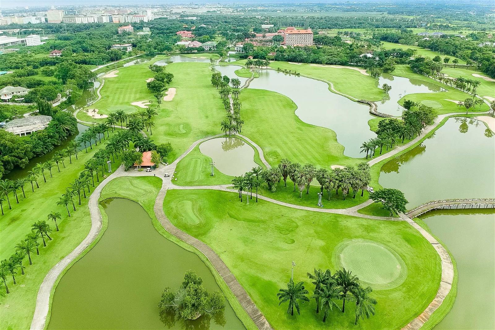 Aerial View, Pinehurst Golf Country Club, Bangkok, Thailand