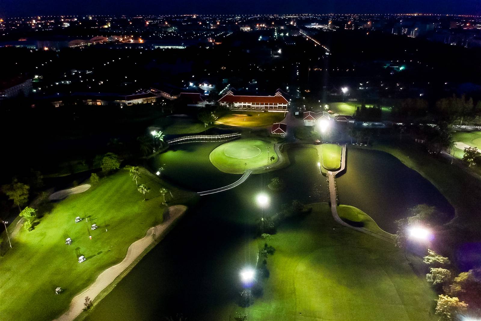 Aerial View, Pinehurst Golf Country Club, Bangkok, Thailand