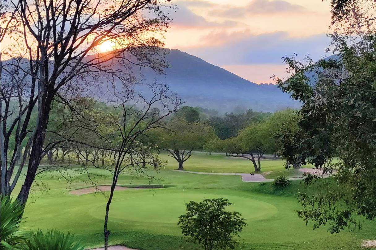 Green, Plutaluang Navy Golf Course, Pattaya, Thailand