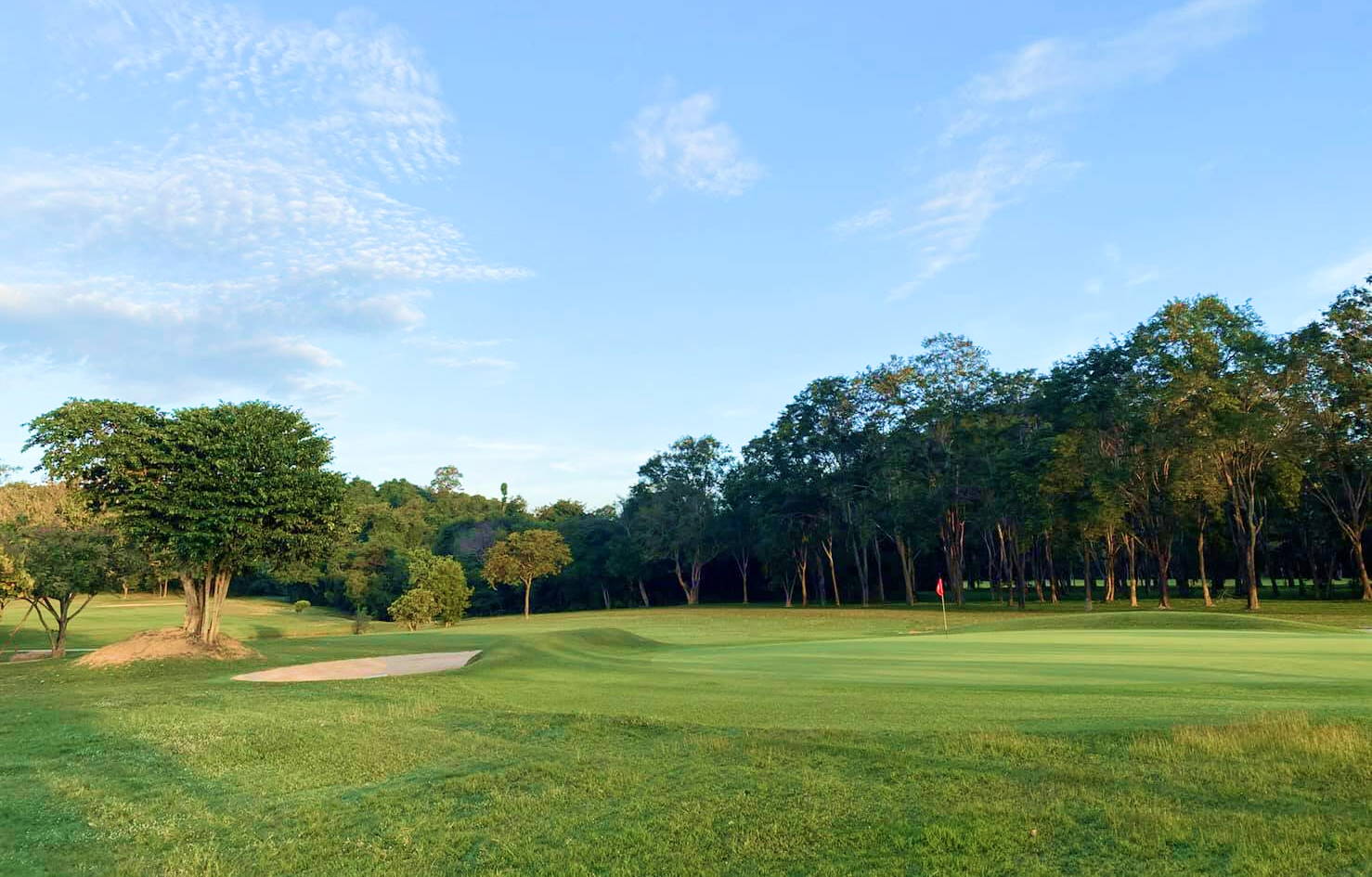Green, Plutaluang Navy Golf Course, Pattaya, Thailand