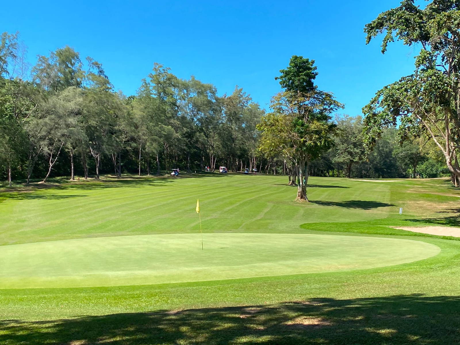 Green, Plutaluang Navy Golf Course, Pattaya, Thailand