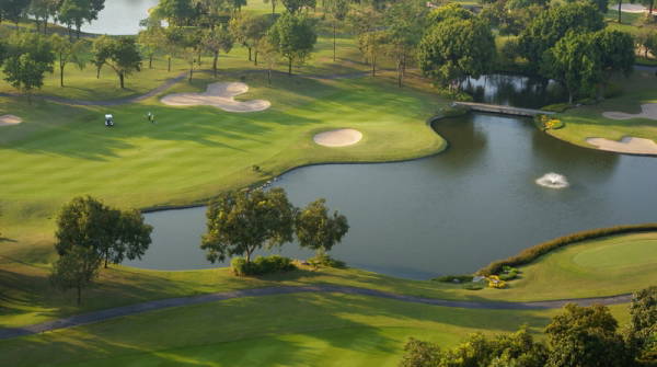 Aerial View, Rajpruek Golf Club, Bangkok, Thailand