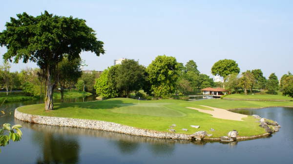 Green, Rajpruek Golf Club, Bangkok, Thailand