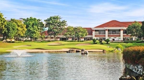 Clubhouse, Water Hazard, Rajpruek Golf Club, Bangkok, Thailand
