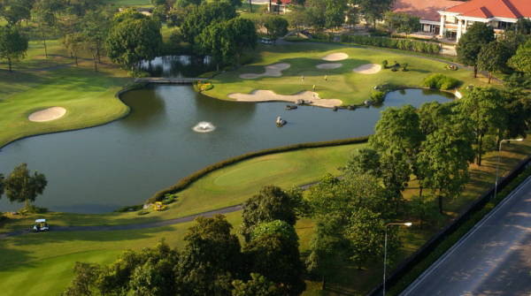 Water Hazard, Rajpruek Golf Club, Bangkok, Thailand