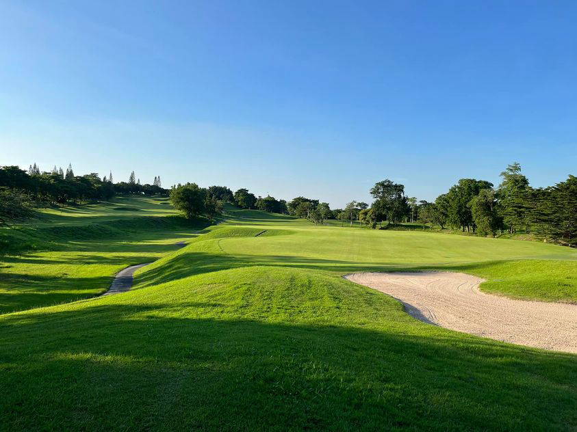 Fairway, Bunker, Rayong Green Valley Country Club, Pattaya, Thailand