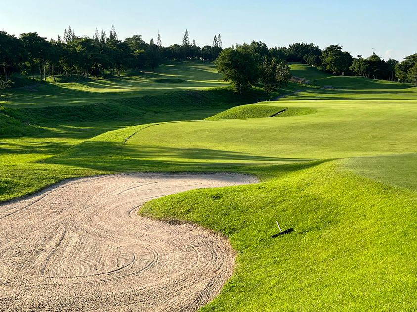 Fairway, Bunker, Rayong Green Valley Country Club, Pattaya, Thailand