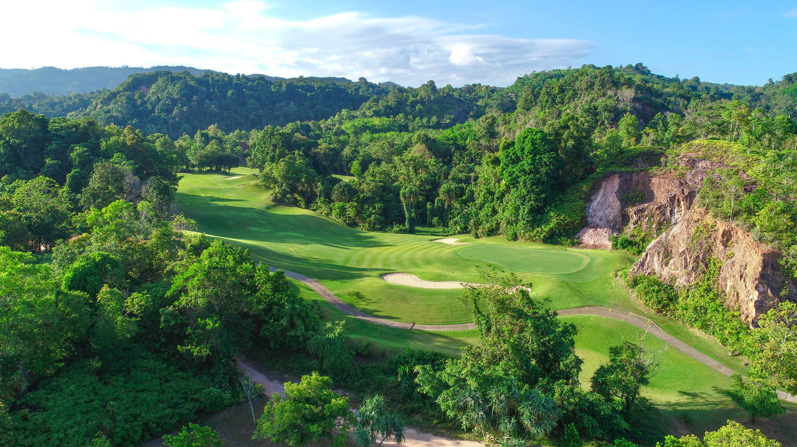 Aerial View, Red Mountain Golf Club, Phuket, Thailand