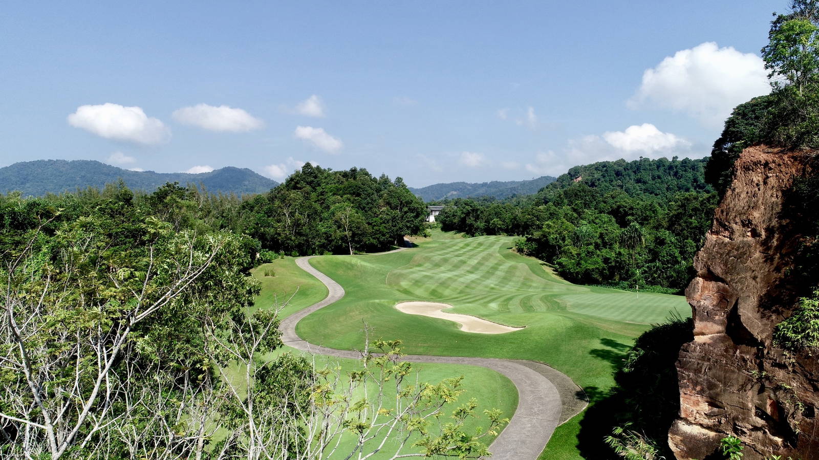 Aerial View, Red Mountain Golf Club, Phuket, Thailand