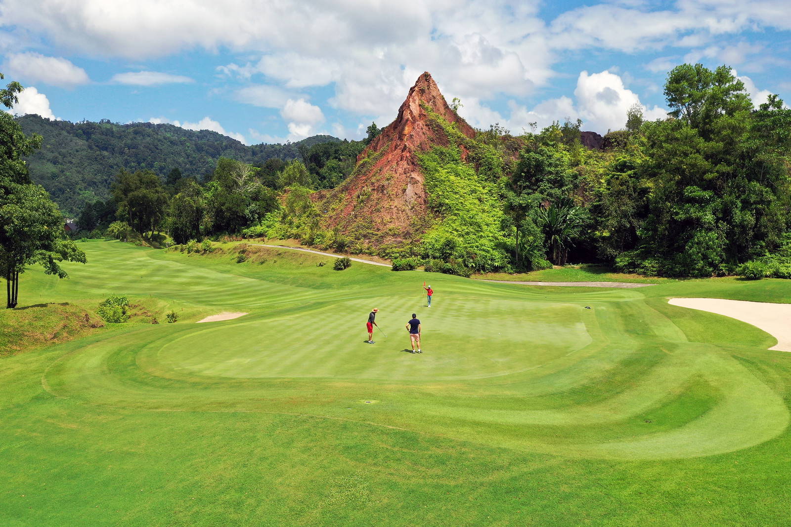 Green, Red Mountain Golf Club, Phuket, Thailand
