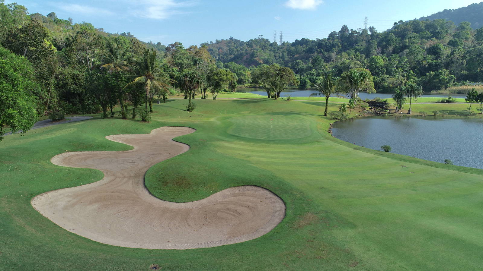 Aerial View, Red Mountain Golf Club, Phuket, Thailand