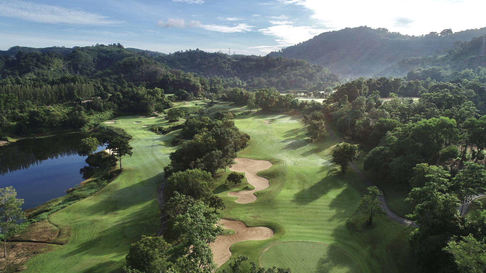 Aerial View, Red Mountain Golf Club, Phuket, Thailand