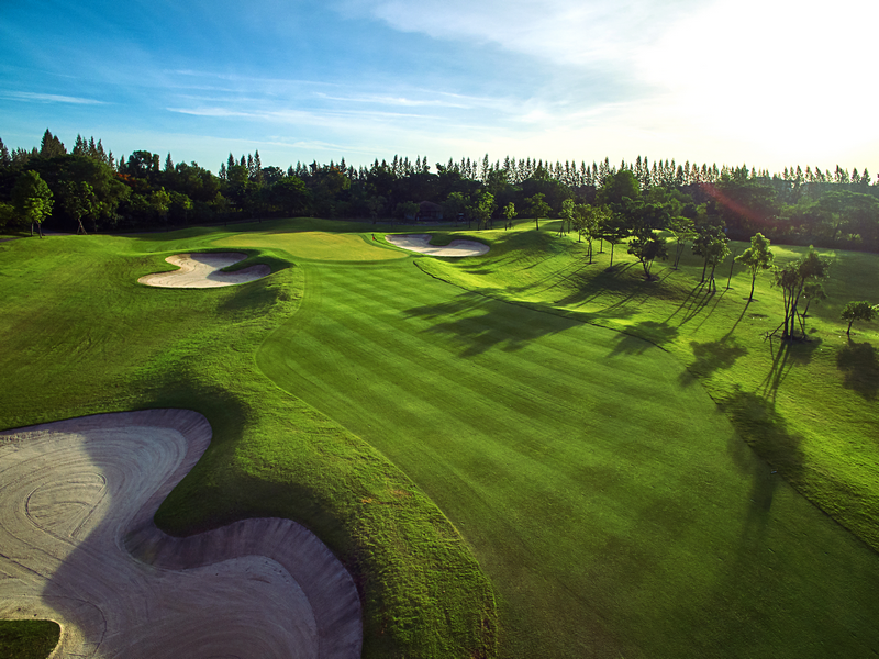 Fairway, Aerial View, Riverdale Golf Club, Bangkok, Thailand