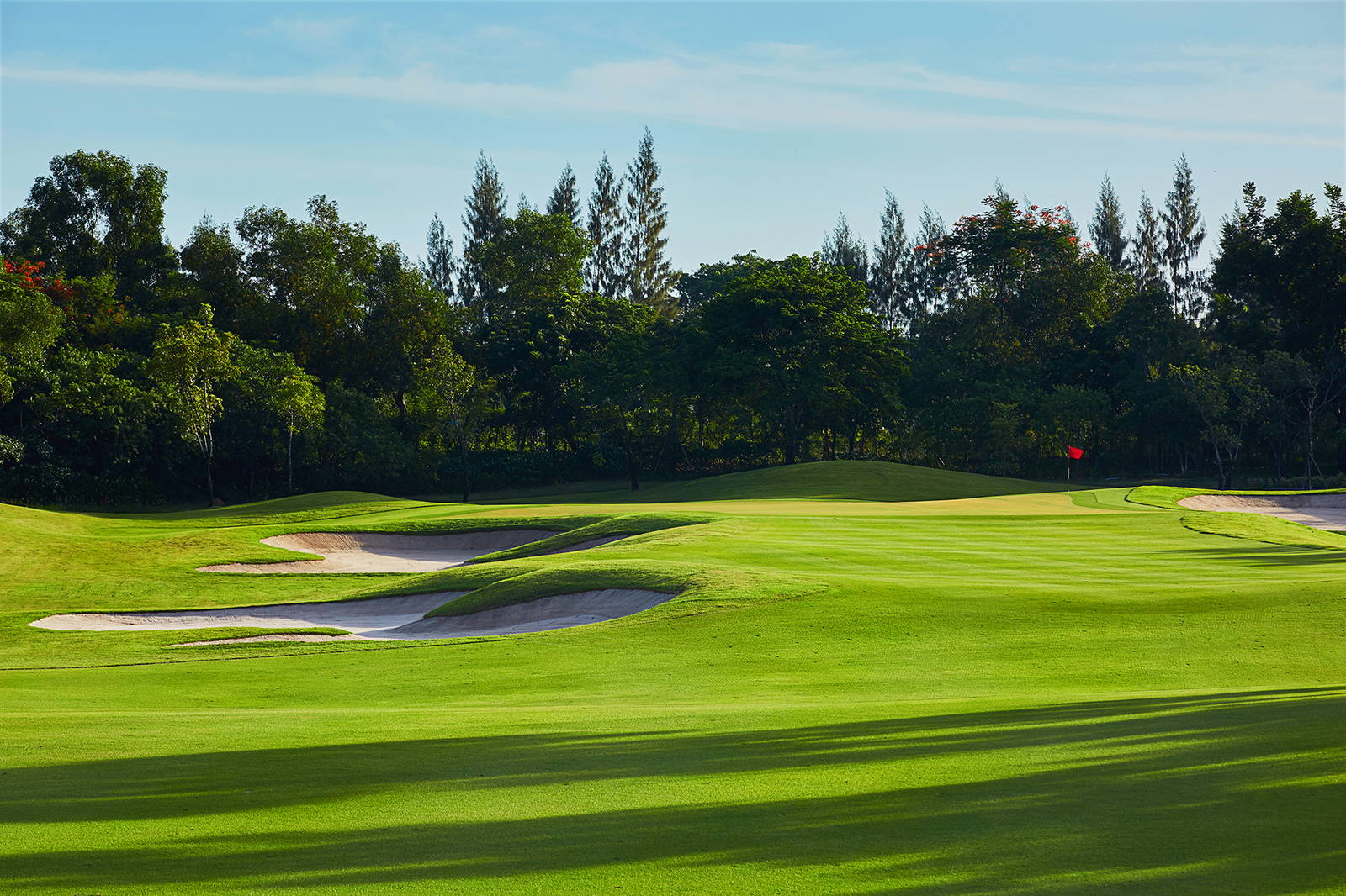 Approach, Green, Bunker, Riverdale Golf Club, Bangkok, Thailand