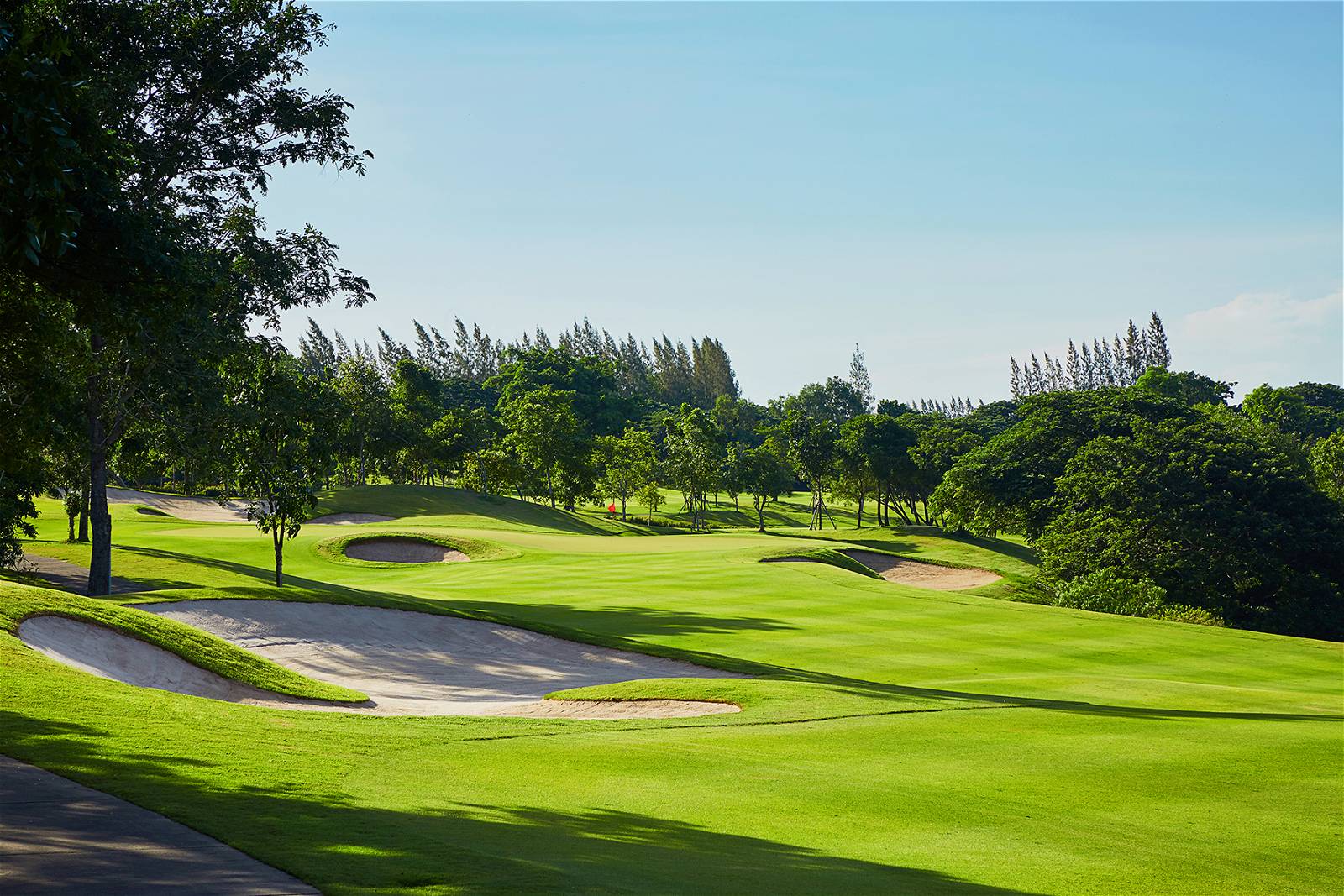 Fairway, Bunker, Riverdale Golf Club, Bangkok, Thailand
