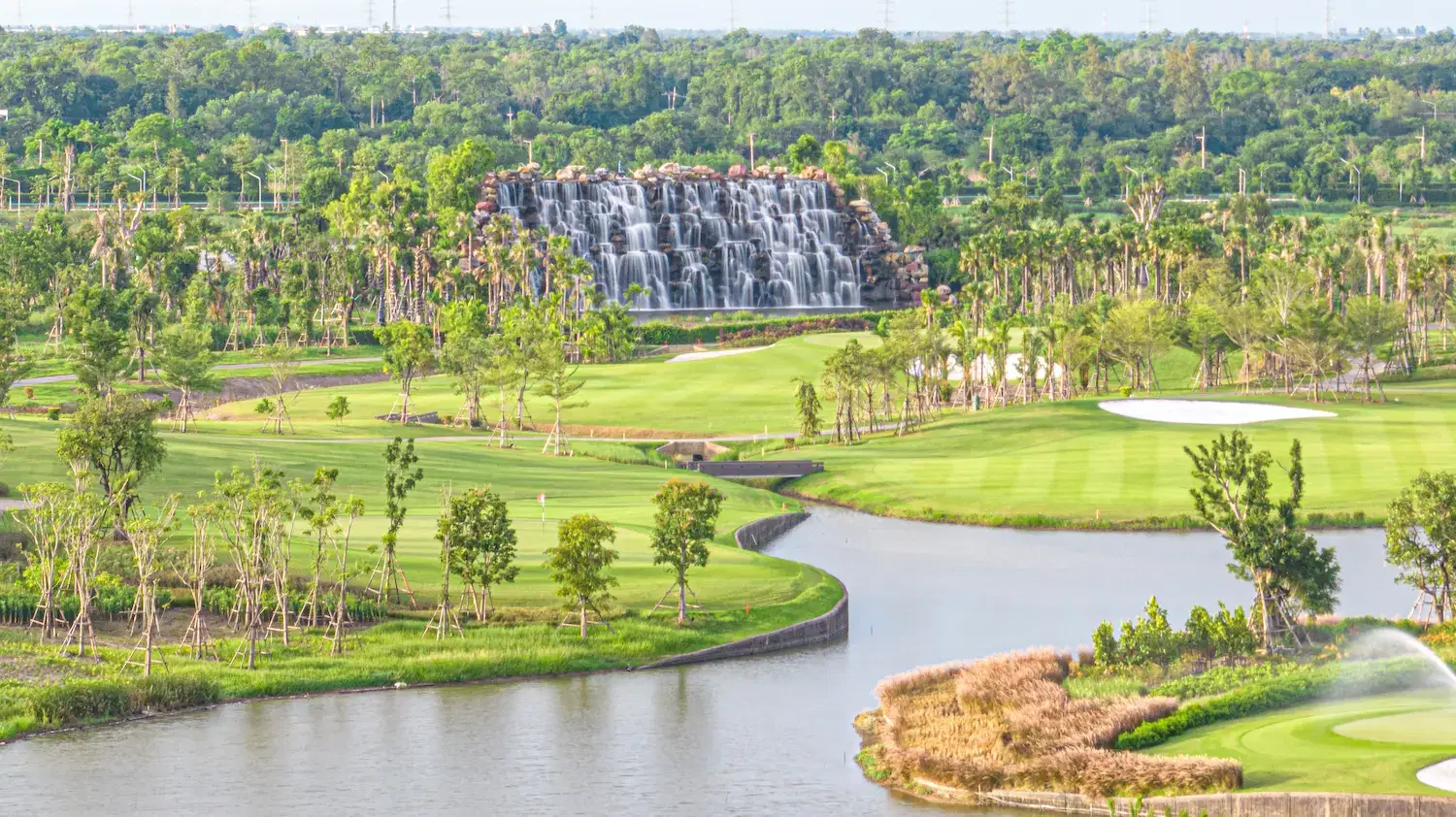 Aerial View, Robinswood Golf Club, Bangkok, Thailand