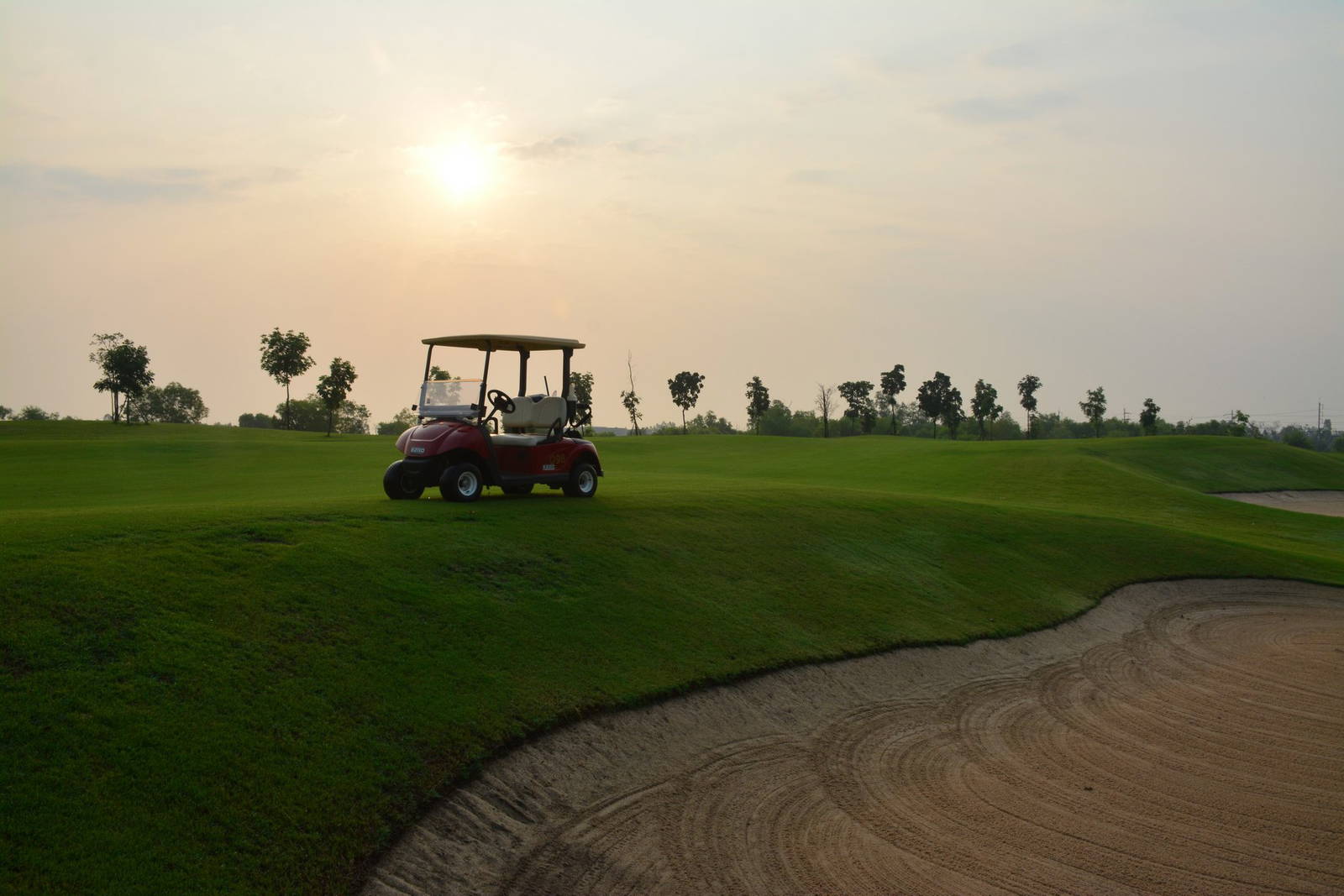 Cart, Royal Bang Pa-In Golf Club, Bangkok, Thailand