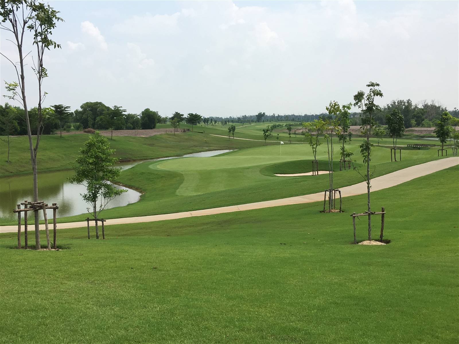 Green, Approach, Royal Bang Pa-In Golf Club, Bangkok, Thailand