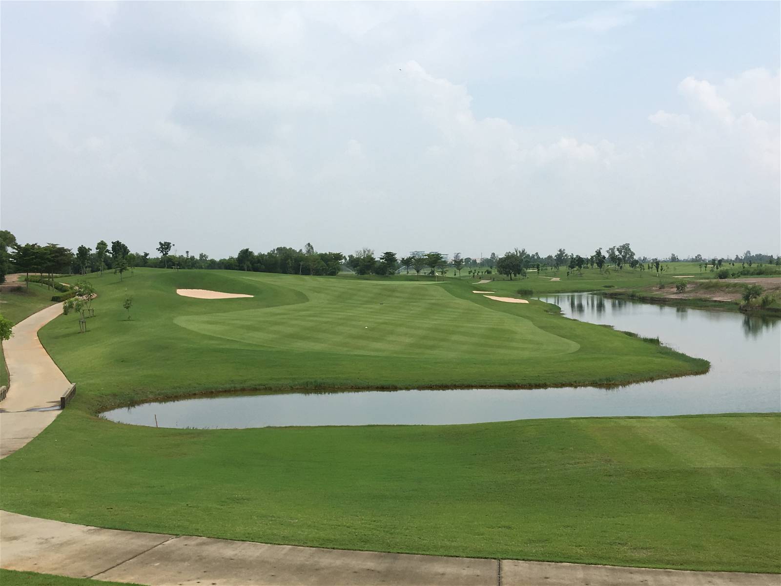 Fairway, Water Hazard, Royal Bang Pa-In Golf Club, Bangkok, Thailand