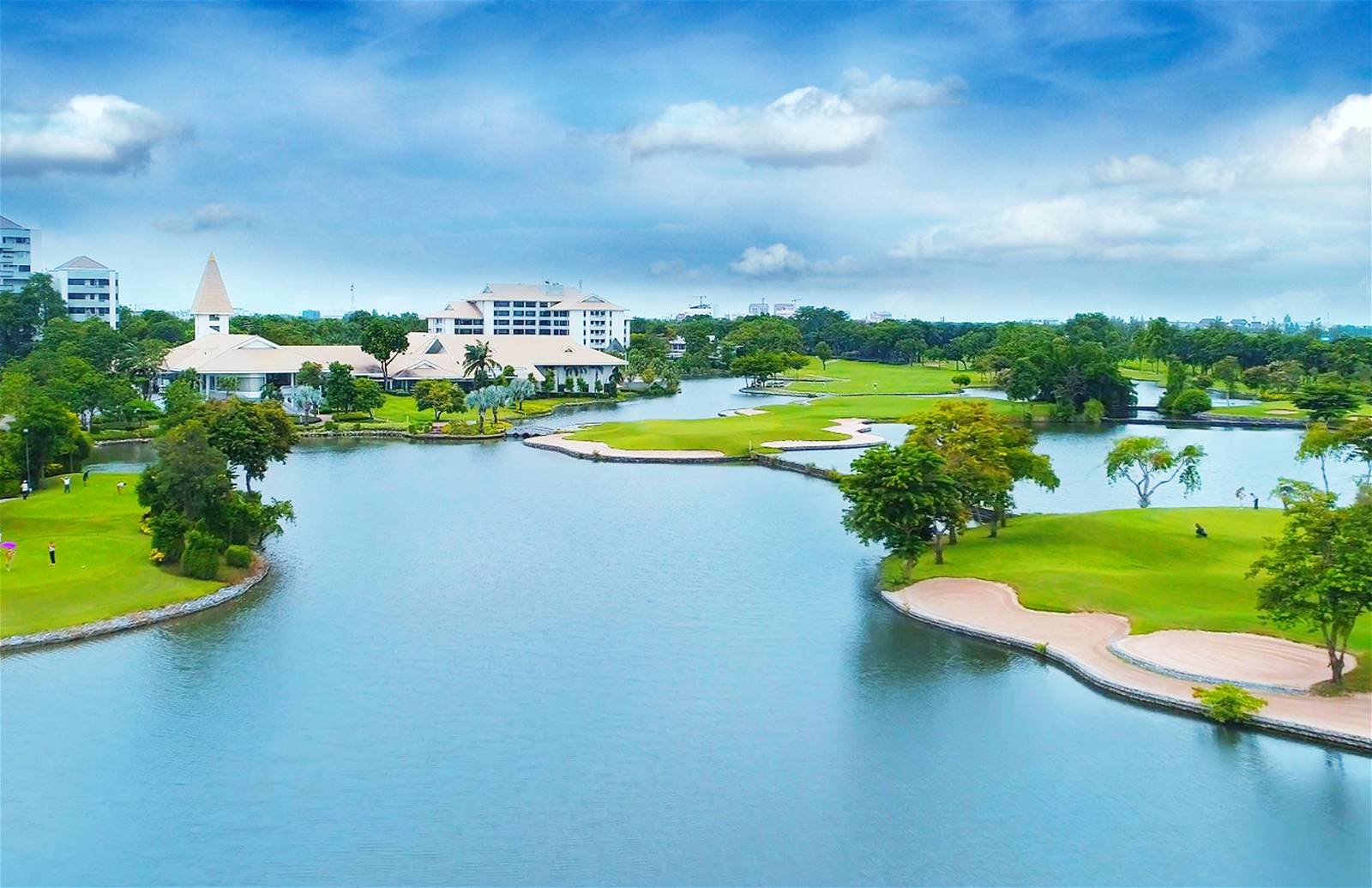 Aerial View, Royal Gems Golf  & Sports Club, Bangkok, Thailand
