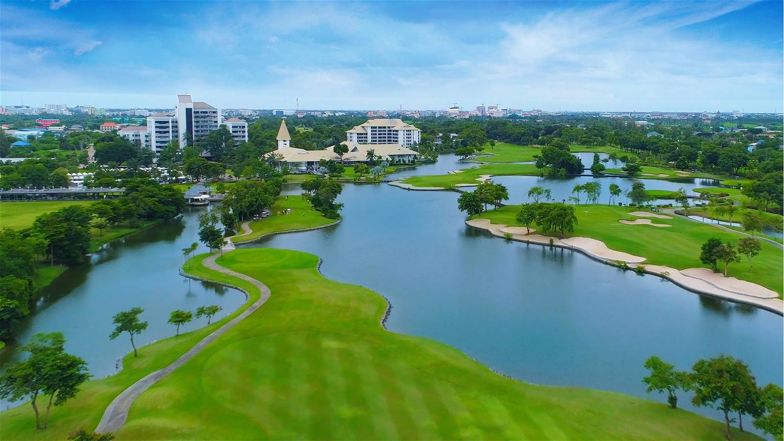 Aerial View, Royal Gems Golf  & Sports Club, Bangkok, Thailand