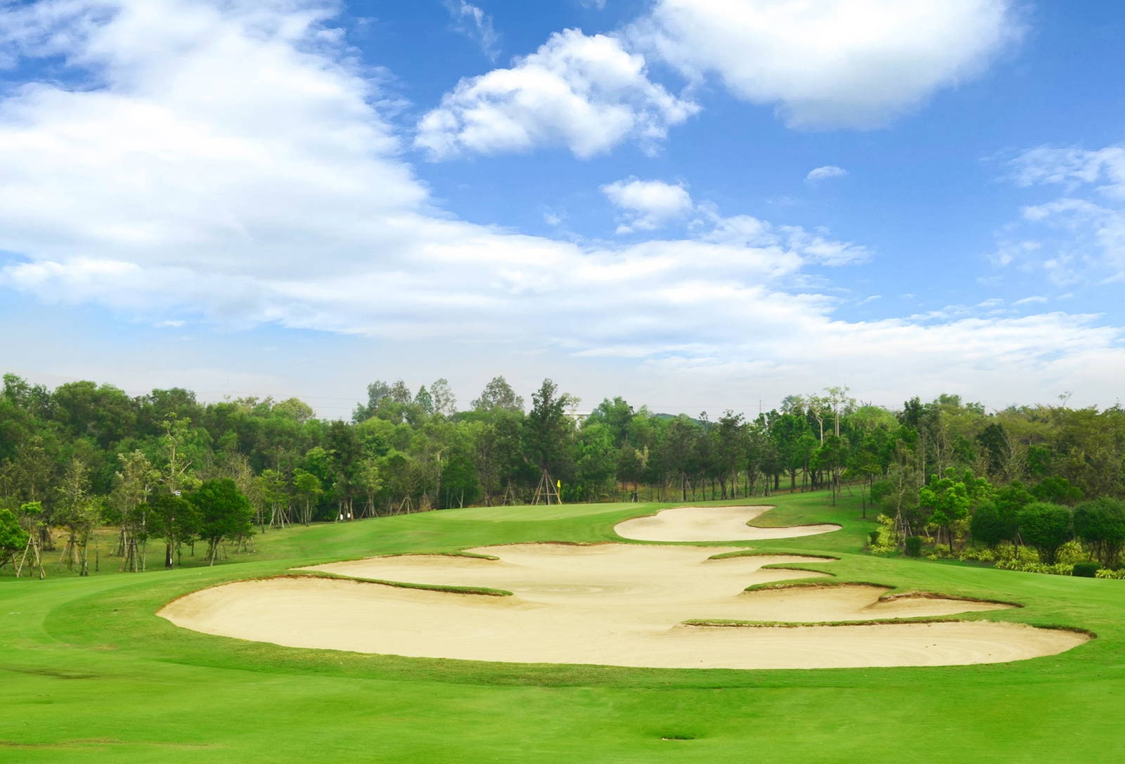 Green, Bunker, Royal Gems Golf City (Dream Arena), Bangkok, Thailand