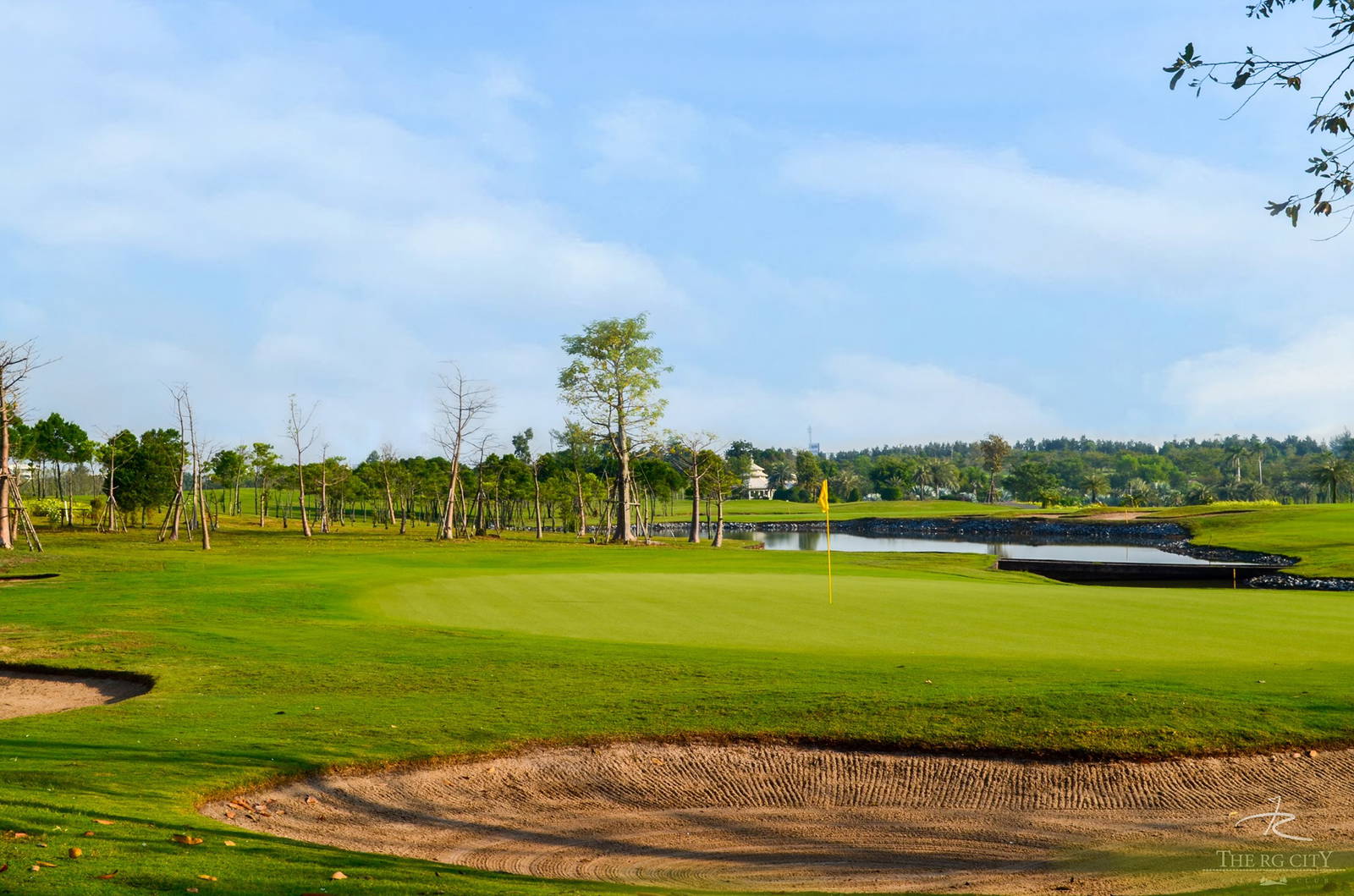 Green, Bunker, Royal Gems Golf City (Dream Arena), Bangkok, Thailand