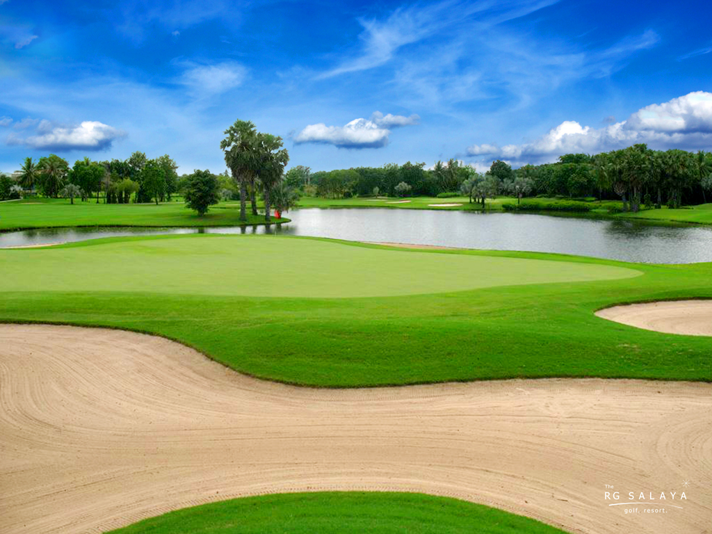 Green, Bunker, Royal Gems Golf  & Sports Club, Bangkok, Thailand