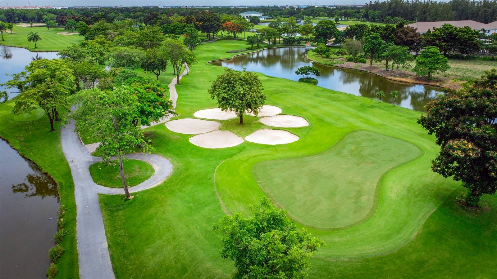 Green, Bunker, The Royal Golf & Country Club, Bangkok, Thailand