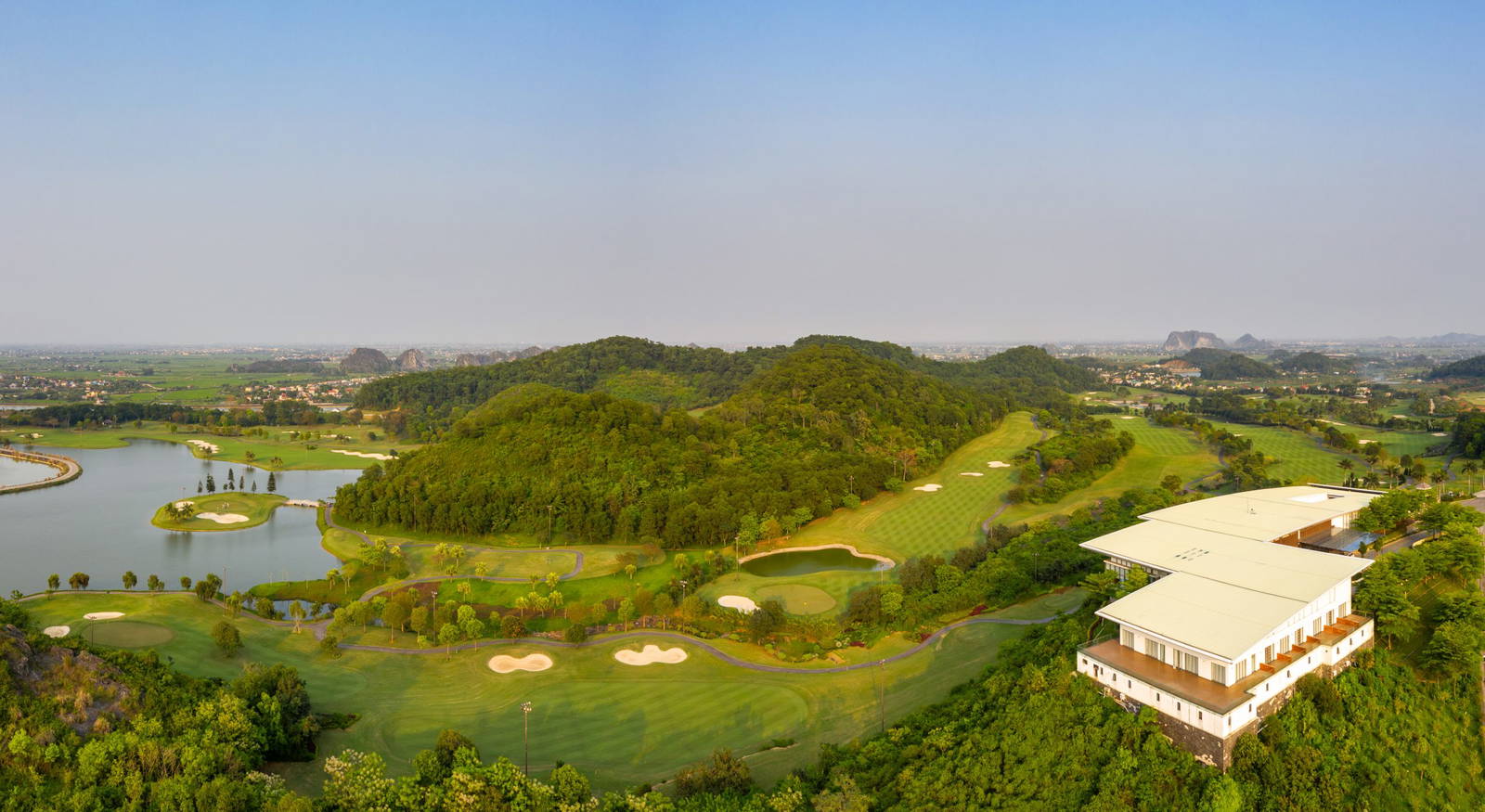 Aerial View, Royal Golf Club, Hanoi, Vietnam