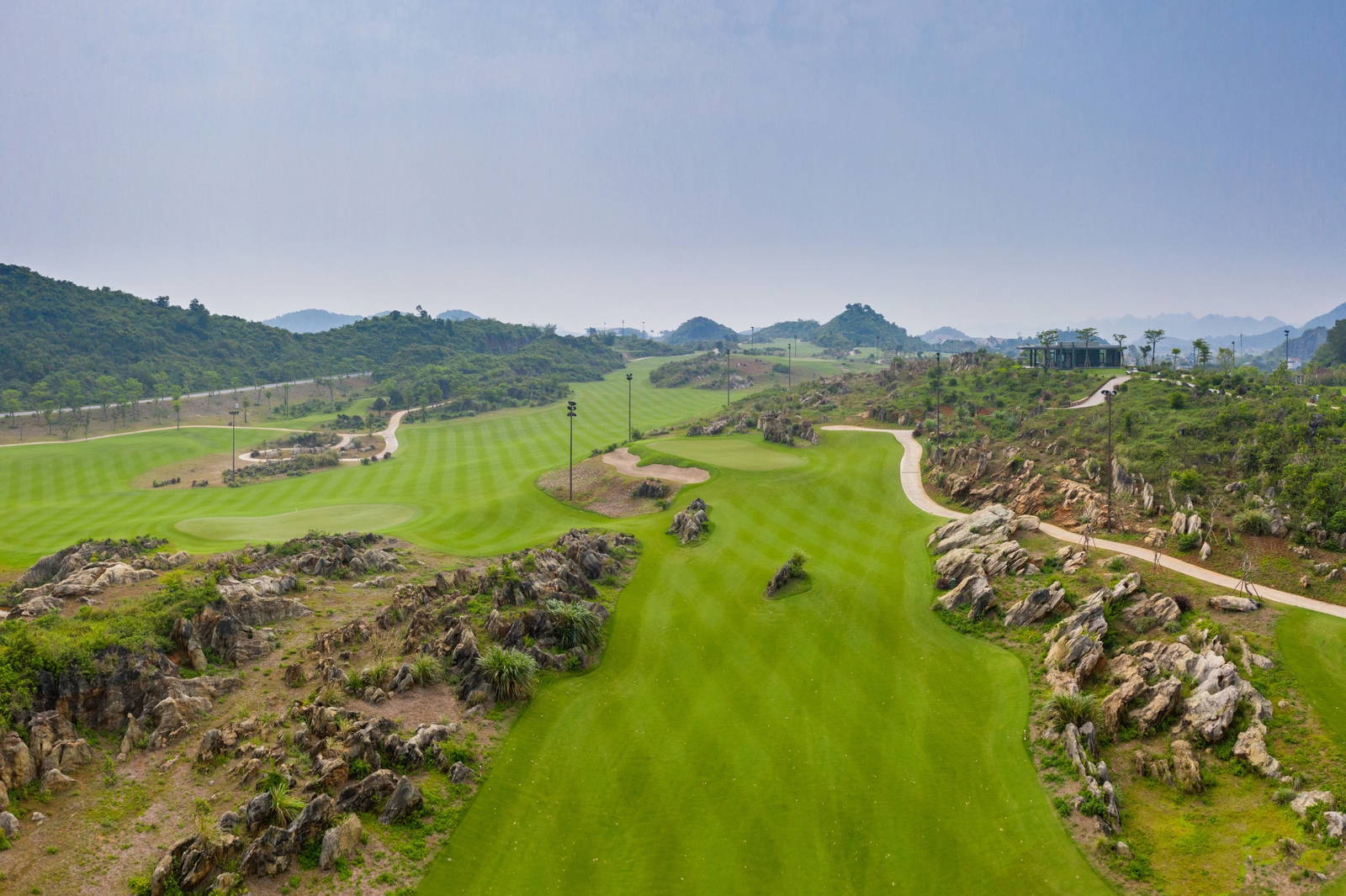 Fairway, Aerial View, Royal Golf Club, Hanoi, Vietnam