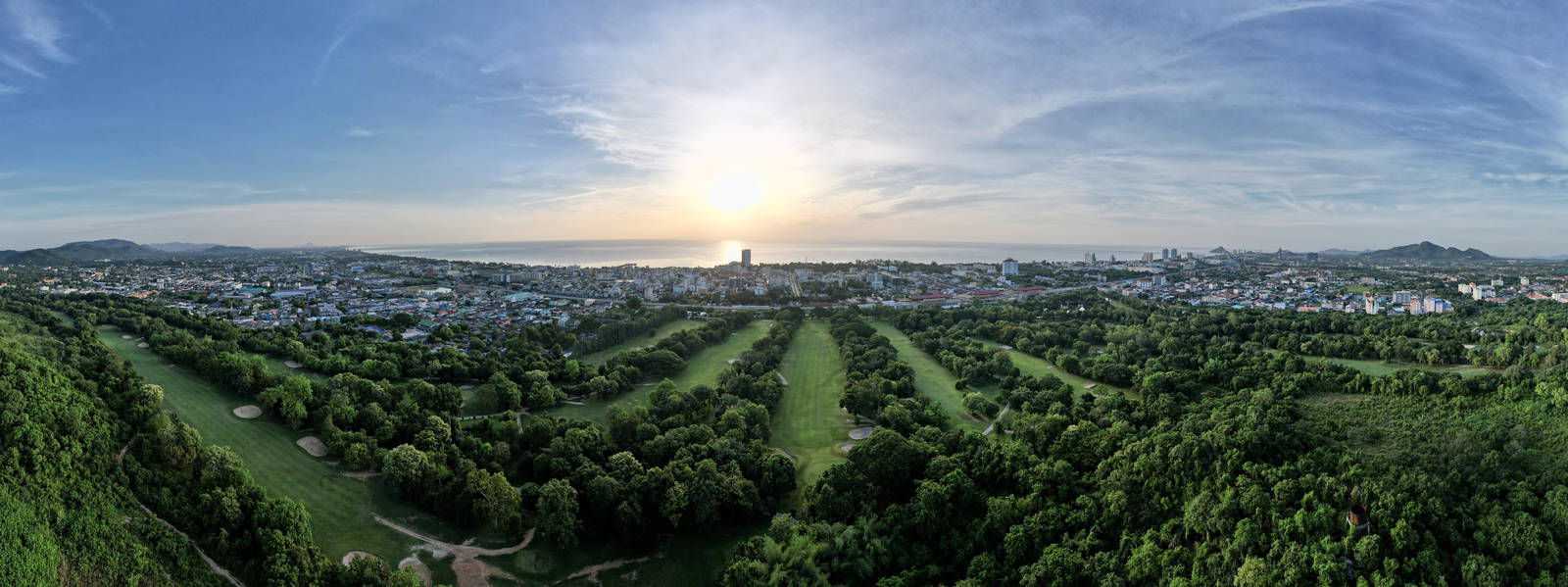 Aerial View, Royal Hua Hin Golf Course, Hua Hin, Thailand
