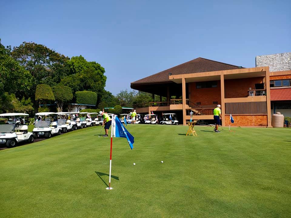Practice Green, Clubhouse, Royal Hua Hin Golf Course, Hua Hin, Thailand