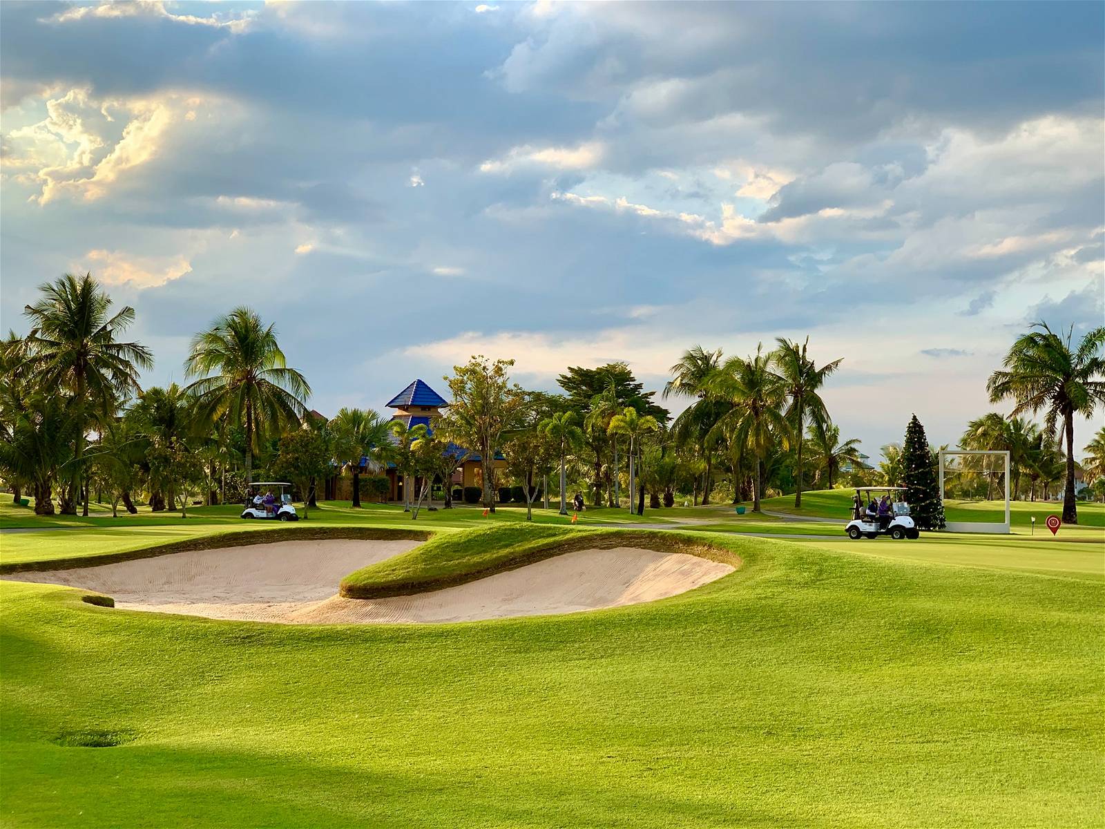 Greenside Bunker, Royal Lakeside Golf Club, Pattaya, Thailand