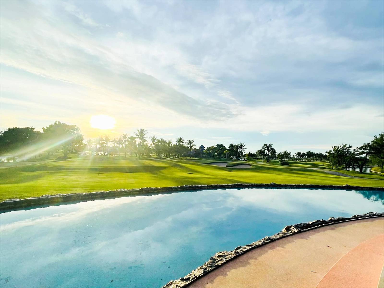 Green, Water Hazard, Royal Lakeside Golf Club, Pattaya, Thailand
