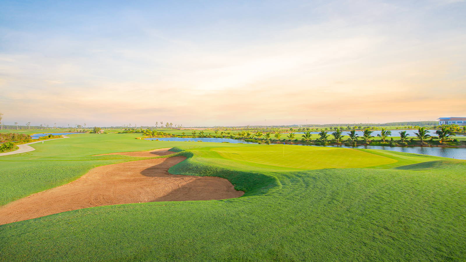 Green, Bunker, Royal Long An Golf & Villas, Ho Chi Minh, Vietnam
