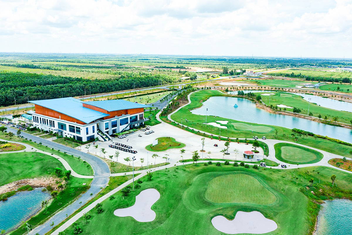 Clubhouse, Aerial View, Royal Long An Golf & Villas, Ho Chi Minh, Vietnam